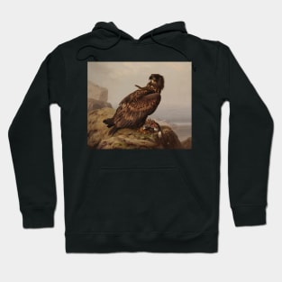 White-Tailed Eagle With Its Prey by Ferdinand von Wright Hoodie